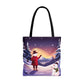 Happy Snowman Tote Bag