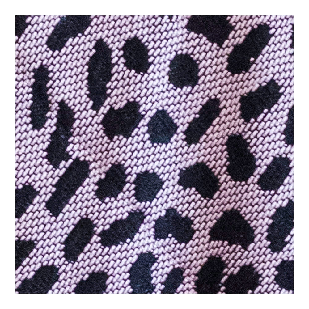 Leopard Black/Pink 48X60 Rayon