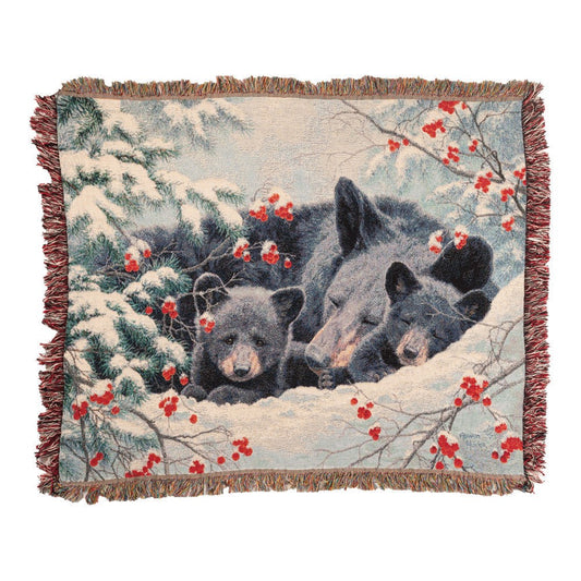 Cozy Bear  60X50 Tapestry Throw Woven