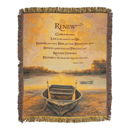 Renew Tapestry Throw 50x60 Woven Throw