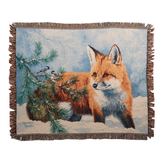 Snow Day Tapestry Throw 60x50 Woven Throw