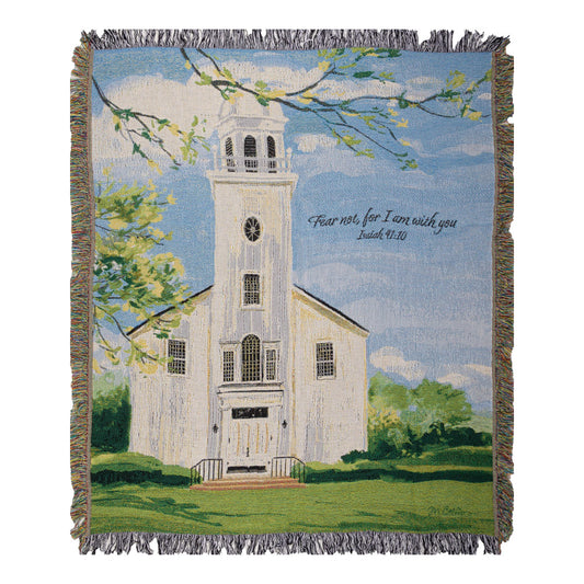 Town Square So Do Not Fear Tapestry Throw 50x60 Woven Throw