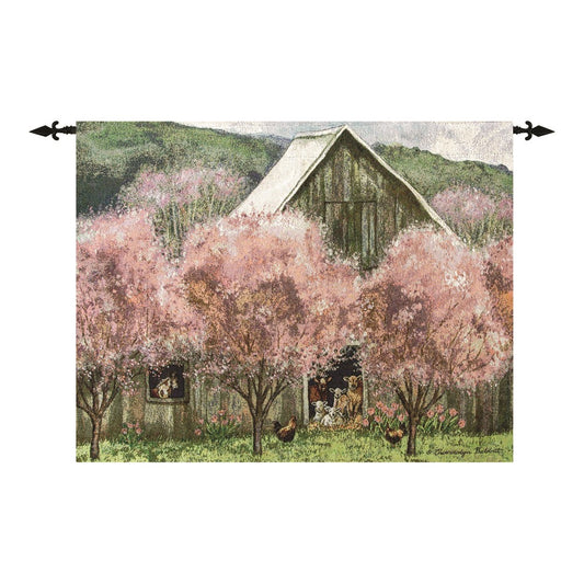 Barn Spring Grande Wall Hanging 42"x35" With Metal Rod