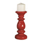 Camden Red Ceramic Candle Holder Large Set of 2