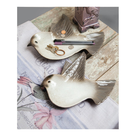 Ceramic Bird Dish Assorted Set of 2