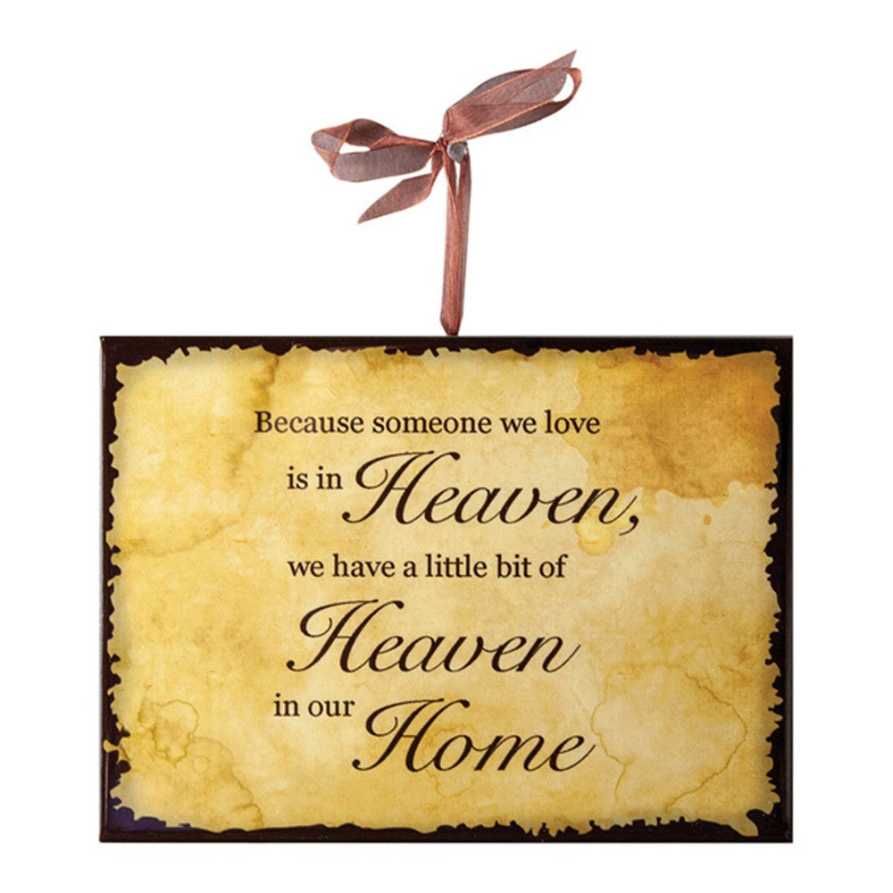 Heaven Home - Inspirational Plaque - Set of 3