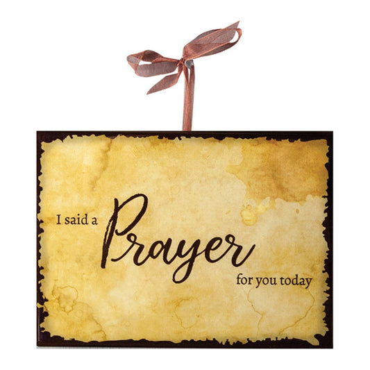 Said A Prayer - Inspirational Plaque Set of 3