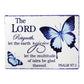 Indigo Ceramic Plaque The Lord Set of 3