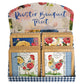 Rooster Bouquet Trivet Assorted Set of 16