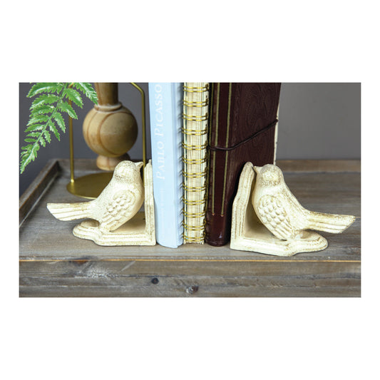 Birds Cast Iron Book Ends Set of 2