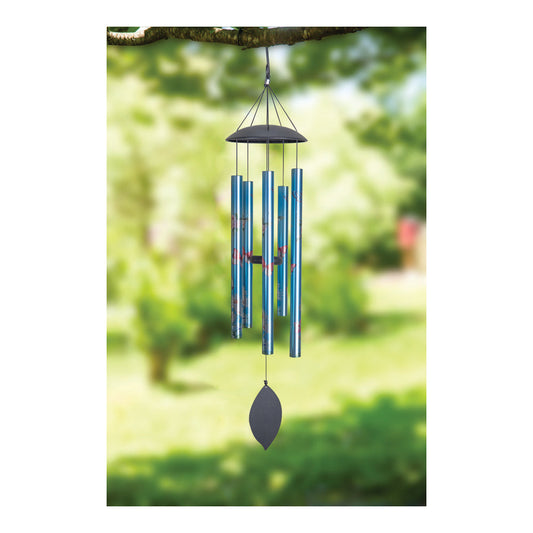 Metal Windchime - Blue Butterfly