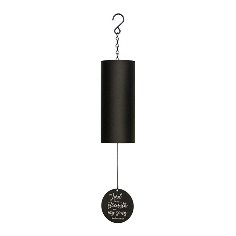 Metal Cylinder Inspirational Windchime