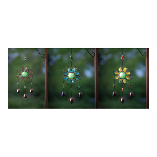 Glowing Flower Wind Bell Assorted Set of 3