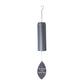 Grey Metal Tubular Windchime - Let Heaven And Nature Sing