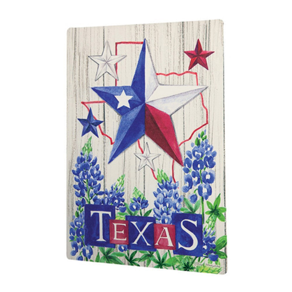 Texas Bluebonnet Metal Sign Set of 2