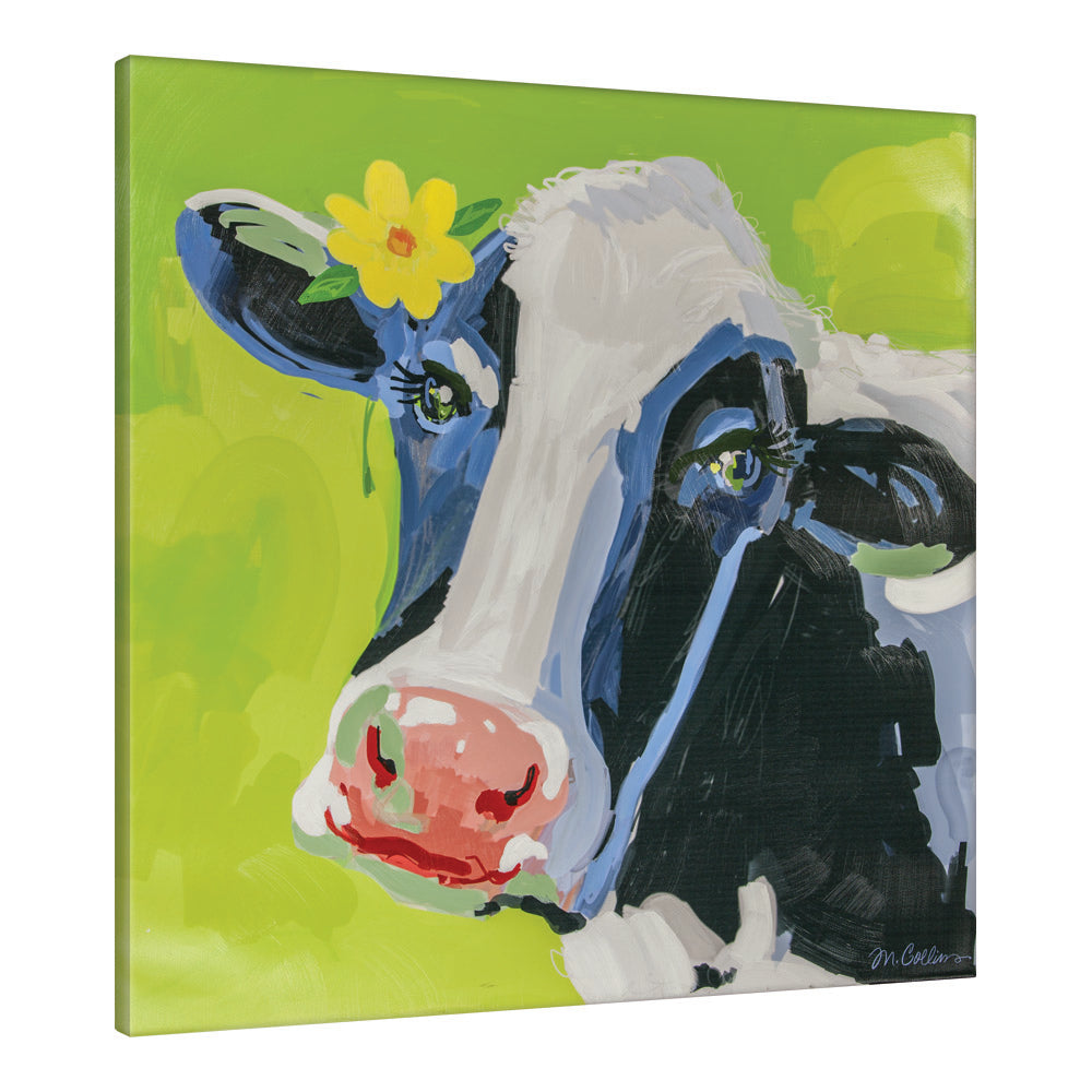 Bossy The Cow Canvas Art