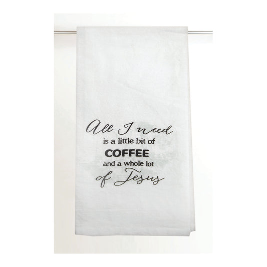 Coffee And Jesus Tea Towel Set of 6