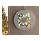 Led Wall Hanging Round - Wreath Set of 2