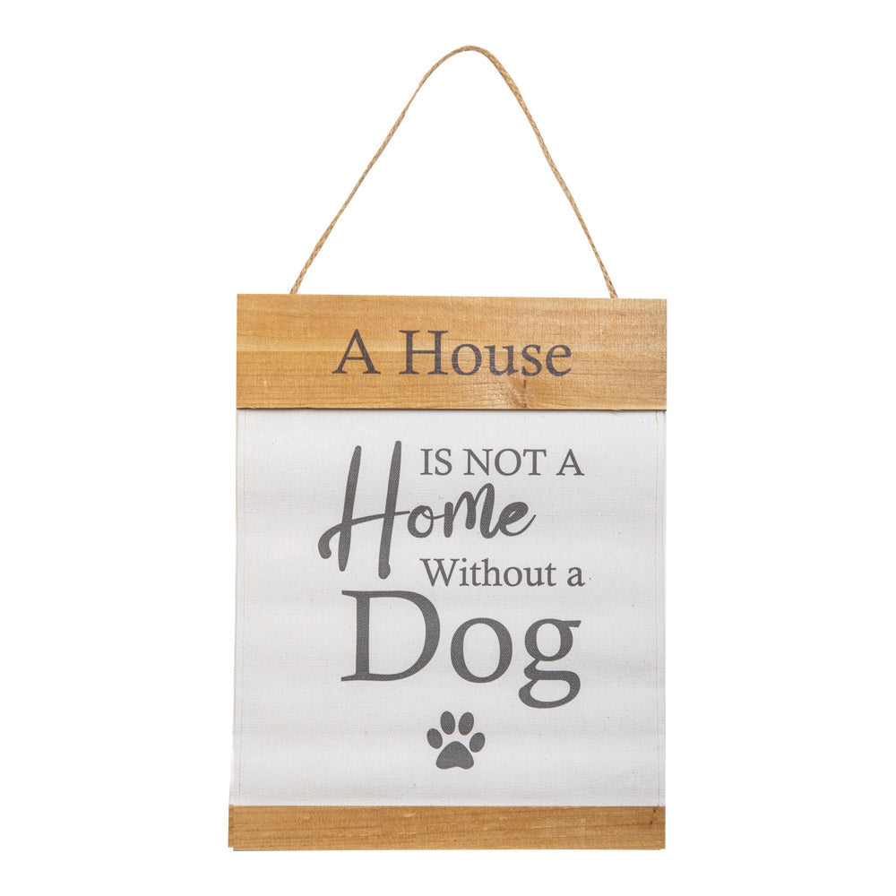 Canvas Wall Art - A House - Dog