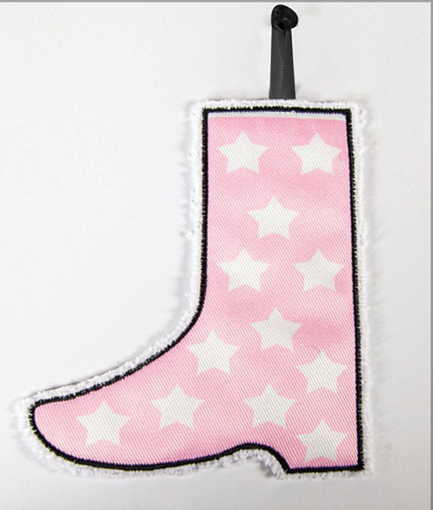 Lil' Buckaroo Pink & White Childs Apron & Hand Towel Set