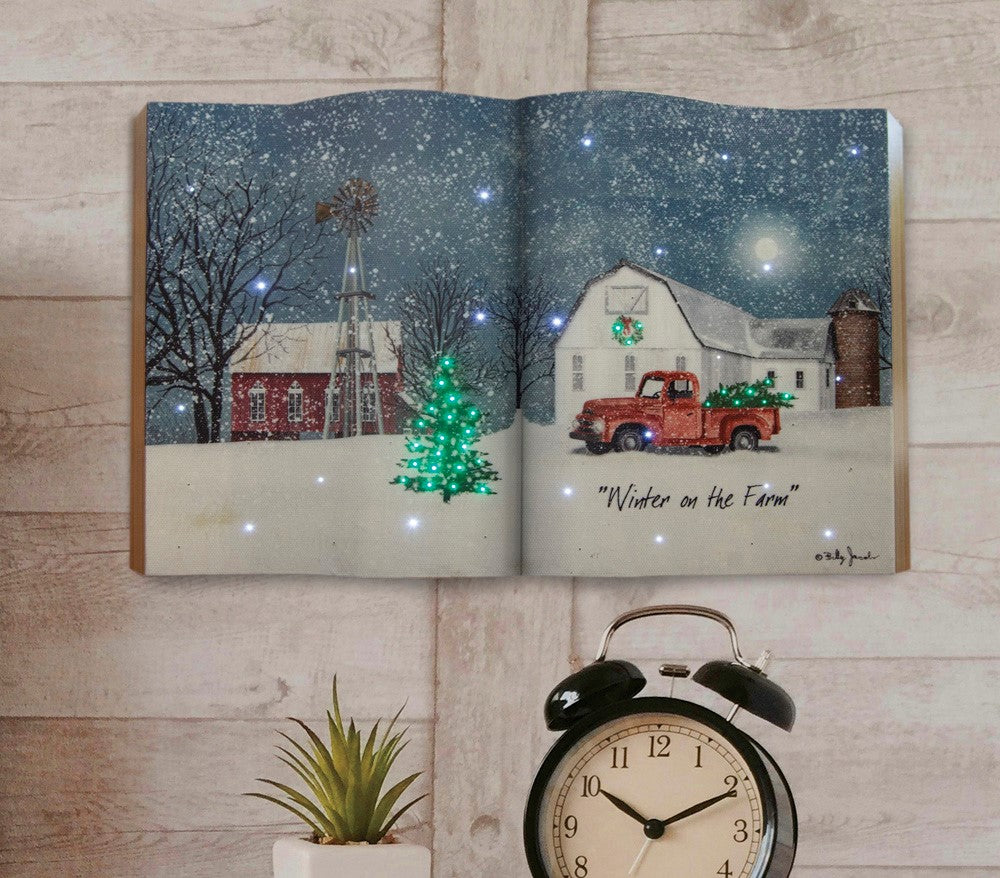 Winter On The Farm - Fiber Optic Book