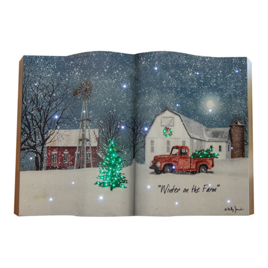 Winter On The Farm - Fiber Optic Book