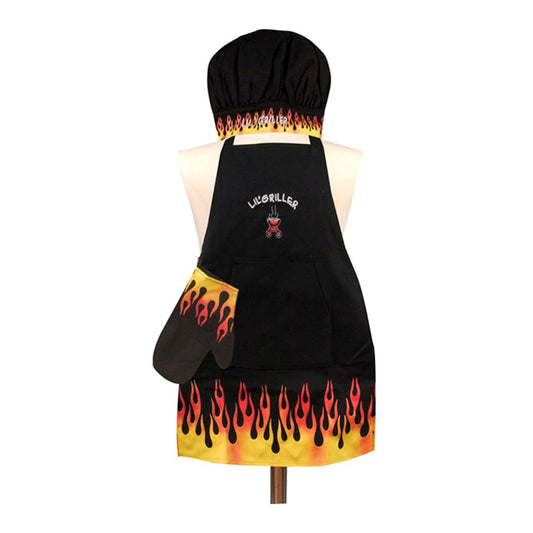 Lil Griller Apron 3 piece set