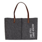 Be Still And Know Felt Insprirational Tote