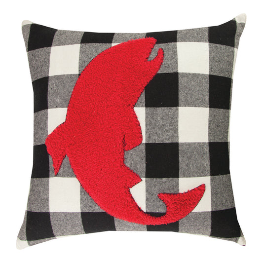 Buffalo Check Fish -18 inch Pillow