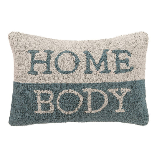 Homebody - Hooked Pillow Cover 18" X 13"