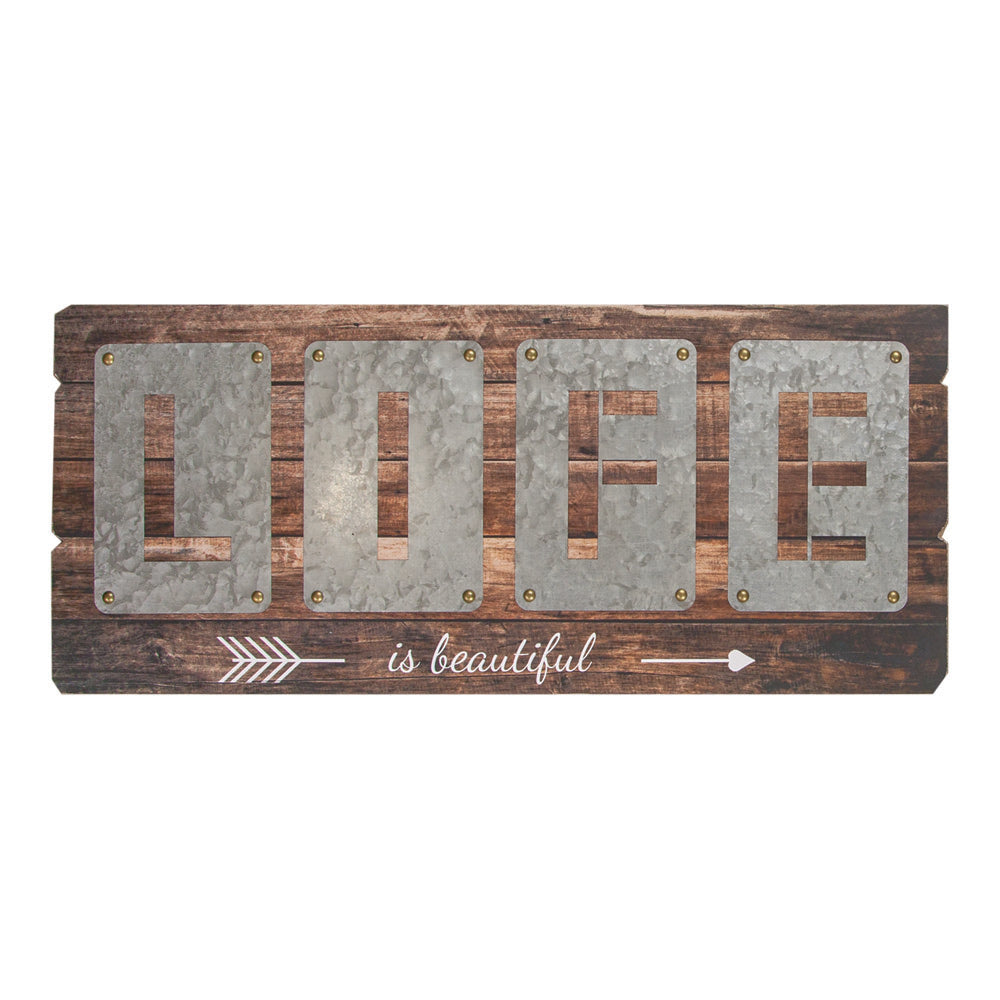 Life Is Beautiful Cutout Sign Set of 2