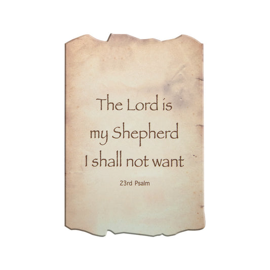 The Lord Is My Shepherd Word Sign Set of 2