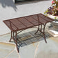 Valley Forge Iron Garden Table in Antique Bronze