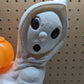 Vintage 1960's Blow Mold Ghost with Jack o Lantern- General Foam Plastics