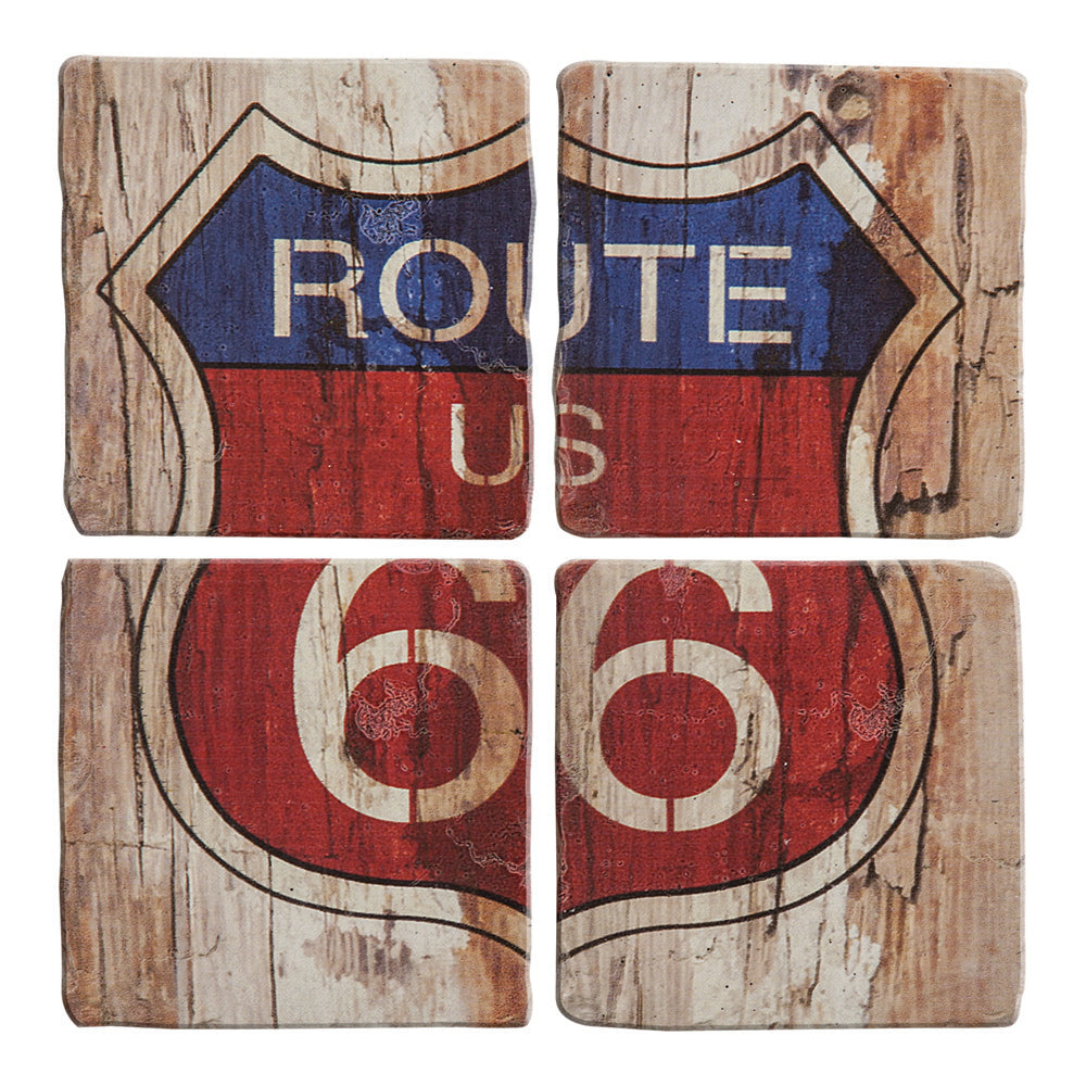 Route 66 Coaster Set of 4