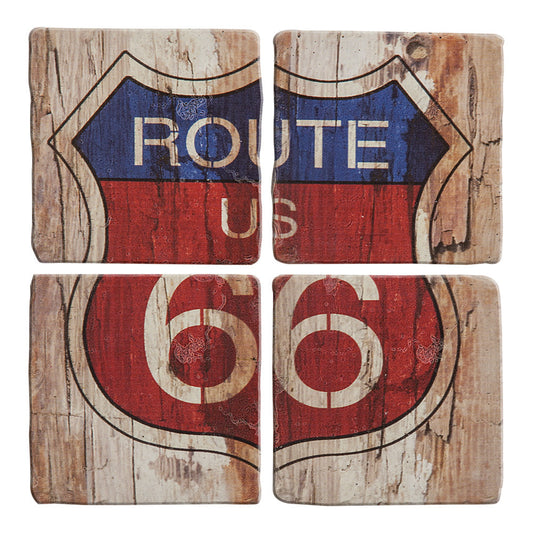 Route 66 Coaster Set of 4