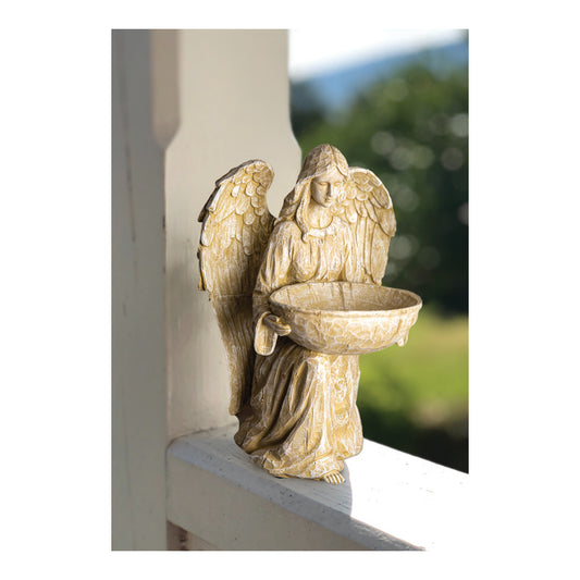 Angel Garden  Bird Feeder Statue