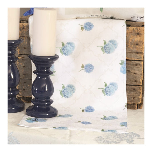 Etre Fleur Blue Runner 72 Inch Tapestry