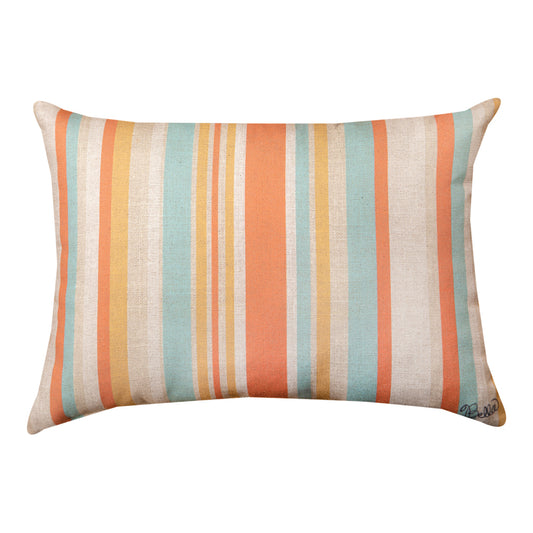 Beach Linen Stripe Climaweave Pillow 18"x13" Indoor/Outdoor