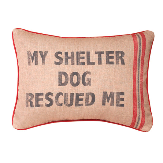 My Shelter Dog -Rectangle 18X13 Pillow