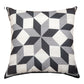 Black And White Quilt Blocks Climaweave Pillow 18" Indoor/Outdoor