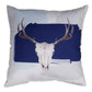 Colored Steer Head Ii 18X18 Climaweave Pillow Indoor/Outdoor