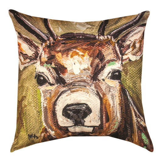 Deer Climaweave Pillow 18" Indoor/Outdoor