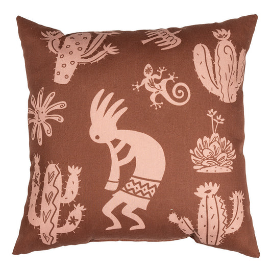 Kokopelli 18X18 Climaweave Pillow Indoor/Outdoor