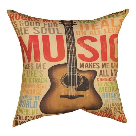 Music Climaweave Pillow 18" Indoor/Outdoor