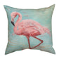 Pink Flamingo Climaweave Pillow 18" Indoor/Outdoor