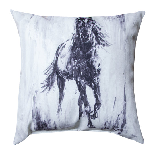 Rustic Stallion Climaweave Pillow 18" Indoor/Outdoor