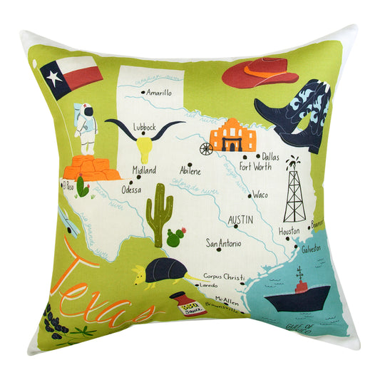 Texas Climaweave Pillow 18" Indoor/Outdoor