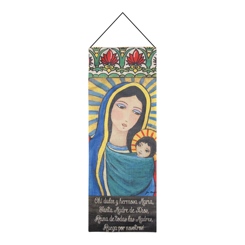 Santa Madre De Dios Wall Tapestry 13x36 Tapestry