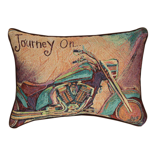 City Soul Journey On Rectangle Pillow 18"x13" Throw Pillow